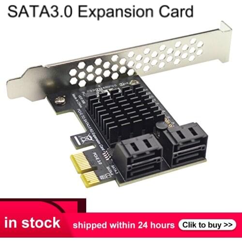 2 Port SATA III PCIe Card, PCIe SATA III Controller Card To 6GB/s Internal Adapter Converter PCI SATA 3.0 Expansion Card Riser