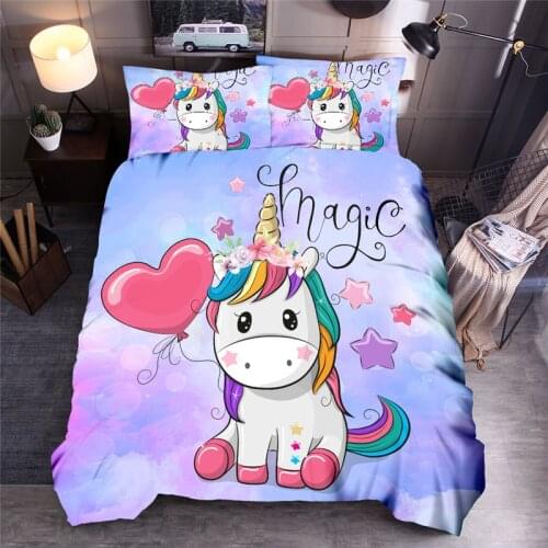 Bedding Set Printed Duvet Cover Sets Universe Queen King Quilt Cover Bed Linen