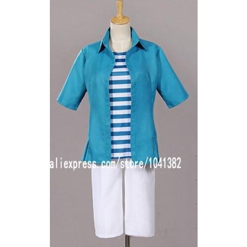 Yu-Gi-Oh YGO Ryo Bakura Cosplay Costume Unisex Halloween Custom Made Free Shipping