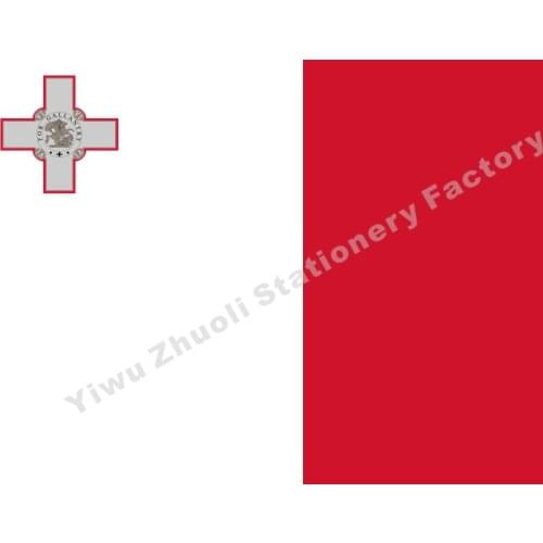 Malta Maltese Flag 120 x 180 cm 4` x 6` FT 100D Polyester Large Big Flags And Banners National Flag Country Banner