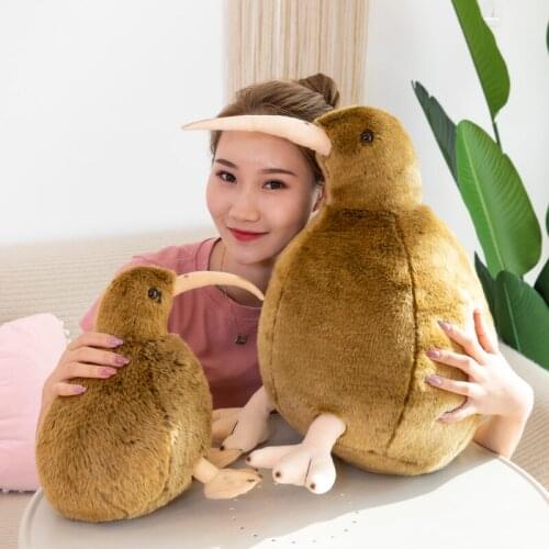 Lovely kiwi bird plush toy brown kiwi soft doll kids toy birthday gift b1881