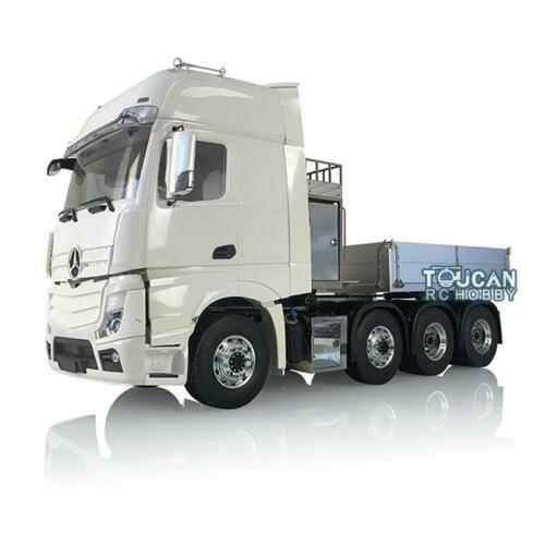 1/14 LESU RC Truck Metal Chassis Bucket Motor Roof Light Hercul Arco Cabin THZH0724-SMT2