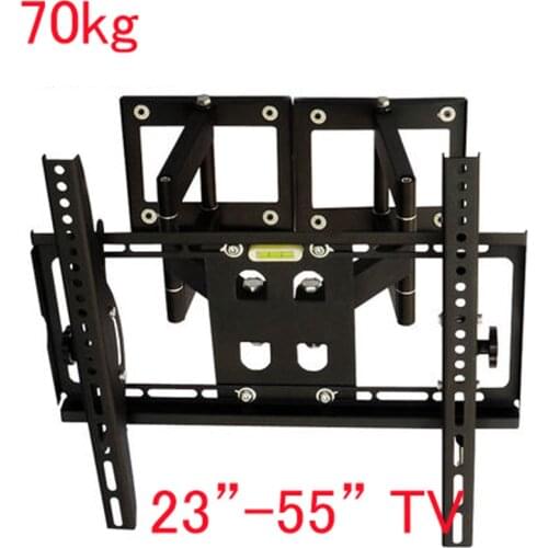 DL-D-110ST 23"-55" 50"70kg big LCD PLASMA corner wall mounted bracket angle adjustable metal bracket VESA 600X400 6 ARMS