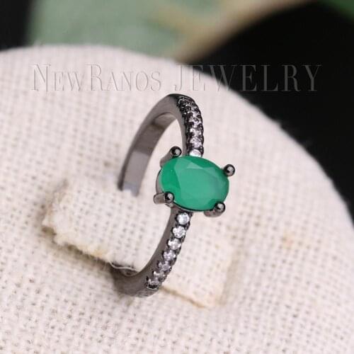 Newranos Rings With Crystals
