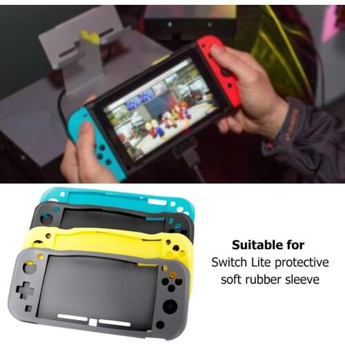 Non-slip Protective Soft Cover Electronic Machine Accessories Silicone Case for Nintendo Switch Lite Console