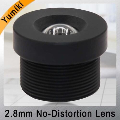 Yumiki 2MP 2.8mm Lens 1/3 Inch F1:2.6 M12*0.5 IR 110 degree HFOV No Distortion for Gopro DJI Phantom Drones Camera cctv lens