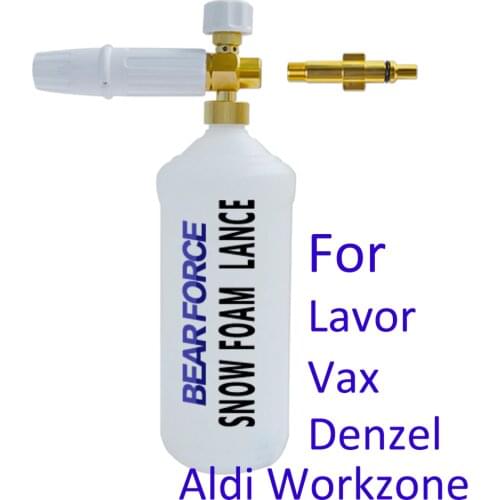Foam Generator Foam Nozzle snow foam lance foam cannon Car Foam Wash Sprayer for Lavor Vax Denzel Aldi Workzone Pressure Washer