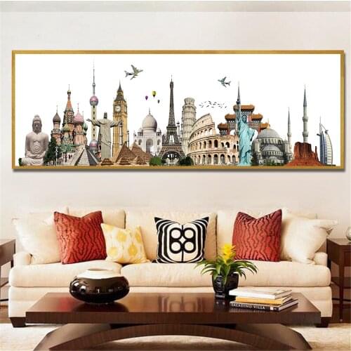 Full,5d,Diamond Embroidery,Large,diy,Diamond Painting,City Symbol/New York/Paris/London image,Stitch Cross,Mosaic picture JS4941