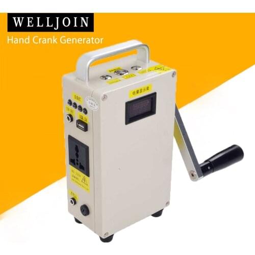 Hand Crank Generator Car Emergency Start Phone Charger Portable