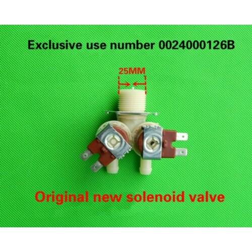 Suitable for Haier washing machine water inlet solenoid valve switch XQG70-1279 / XQG60-1079 valve 0024000126B