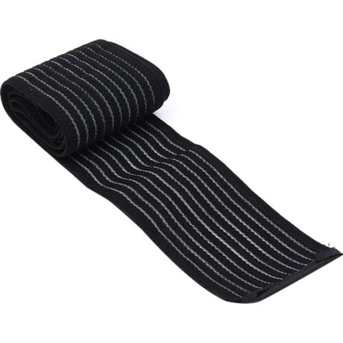 Sports bandages Gym Chevillere bandages Knee wrapping tape Bandage Knee Ankle Protection Sports stretch bandage - Black