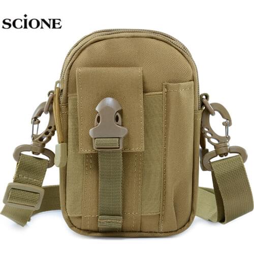 Tactical Belt Bag Military Molle Pouch Waist Camping Waterproof Mobile Pocket Running Hunting Outdoor Small Iphone Pack X292A
