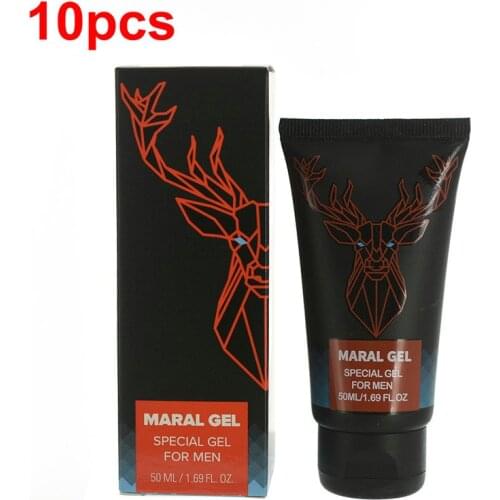 10pcs/Lot Maral Gel Penis Enlargement Cream Increases Xxl Penis Enhancer Growth Stronger Lasting Long Man Penis Massage Gel 50ML