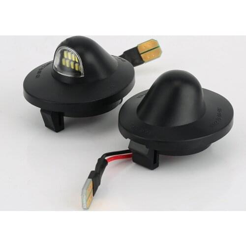 2Pcs Custom T10 W5W White LED License Plate Light For Ford F150 F-250 F-350 F-450 F-550 Ranger Raptor Explorer 12V-24V