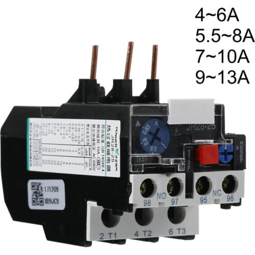 3P JR28-25 LR2 D13 6A 8A 10A 13A 1NO 1NC Electric Protection Thermal Overload Relay