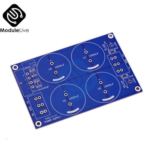 4*10000uF 50V Rectifier Filter Power Supply Board four 10000uF For LM3886TF TDA7293 PCB Module LM3886 Amplifier