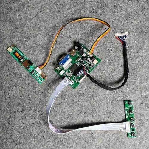 For LP171WP4/LP154WP1/LP141WP1 panel LCD screen DIY kit 30-Pin LVDS display controller drive board 1-CCFL 1440*900 VGA+AV