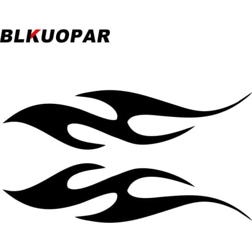 BLKUOPAR for Tribal Flame Car Stickers Creative Waterproof Fashionable Decals Air Conditioner Surfboard Decals Cartoon Graphics