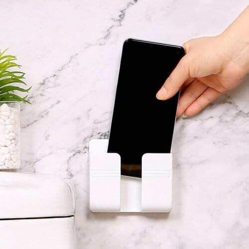 Wall-mounted Storage Box Mobile Phone Charging Bracket Punch-free TV Air Conditioner Mobile Phone Remote Control Hanging Box