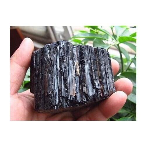 NATURAL BLACK TOURMALINE CRYSTAL STONE ORIGINAL