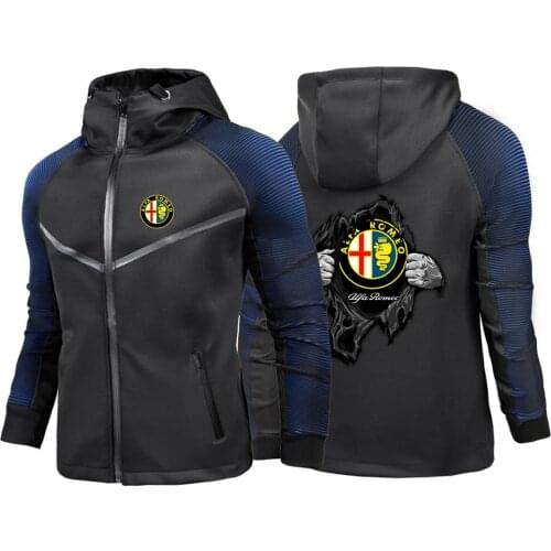 2020 New Mans Autumn Alfa Romeo Decal Unisex Sweatshirts Cotton College Customize Racing suits Mens Hoodies