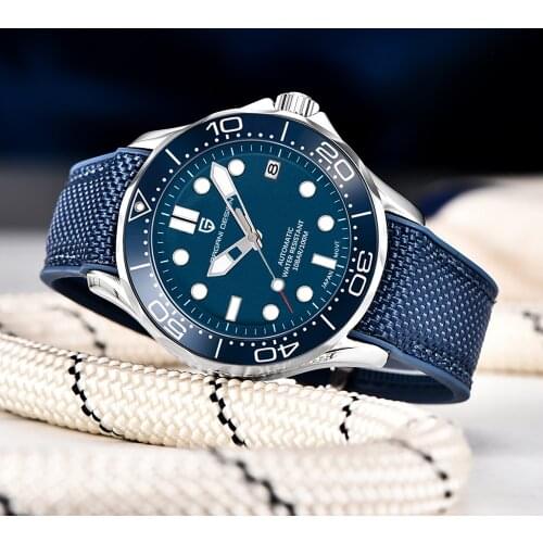 PAGANI DESIGN Automatic Watch Men Fashion Mechanical Watches For Men Sapphire Mirror NH35 100M Waterproof Clock Man Reloj Hombre