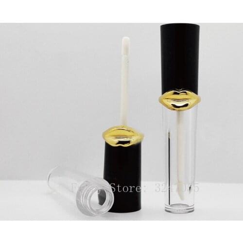 10/30/50pcs 6ml Empty Lip Gloss Tube Container Big Lips Lip Balm Tube Container Lipstick Tubes Refillable Bottle Lip Gloss Tubes
