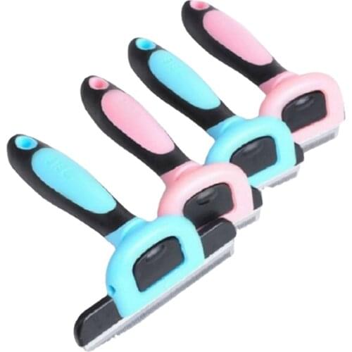 Dogs Hair Removal Comb For Cat Detangler Fur Trimming Dematting Deshedding Brush Grooming Tool For Matted Long Hair Curly Pet