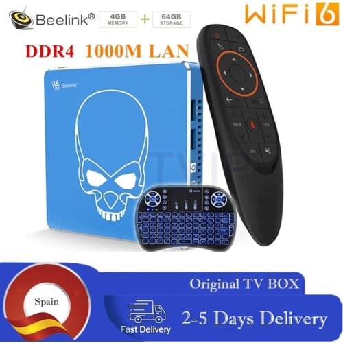 Beelink GT King Pro WiFi6 Android 9.0 TV BOX 4GB64GB Amlogic S922X-H Quad Core Support Dolby Audio DTS Listen 4K HD set top box
