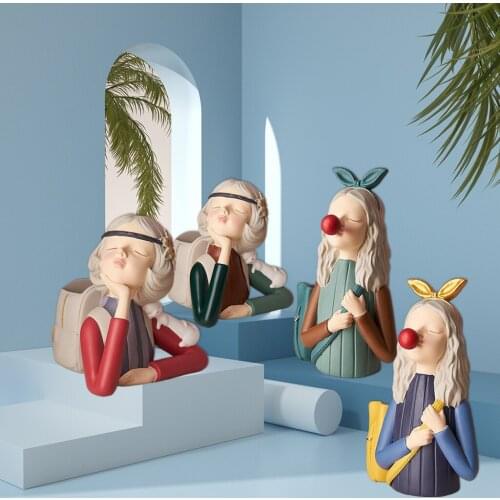 Creative Pen Pencil Holder Desk Organizer Accessories Plant Pot School Gift