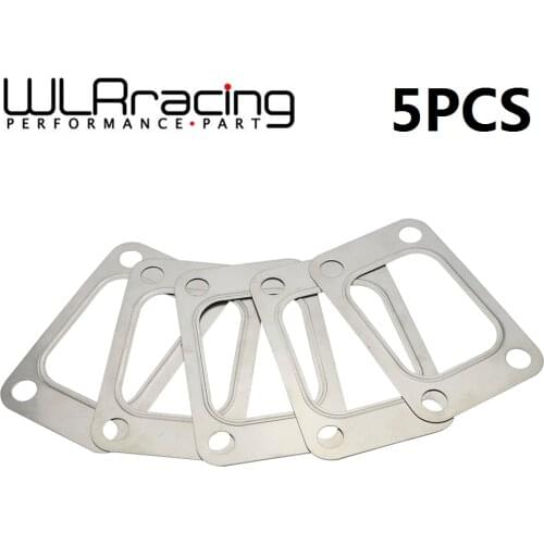 WLR - 5 PCS T3 T34 T35 T38 GT35 GT35R Turbo Turbine Inlet Manifold Gasket 304 Stainless Steel WLR4801