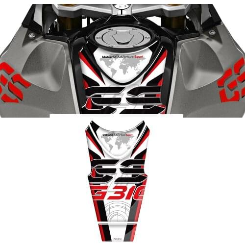 3D Resin Motorcycle Gas Tank Pad Protector Case for BMW G310GS 2018-2019