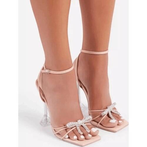 11.5cm High Heels Buckle Strap Sandal Shoes Women Party Pumps Woman Sandals High Heel Shoe Summer Slipper Shoes Pumps