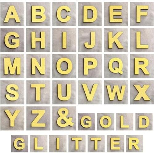 3D Wall Sticker 26 Letters DIY Art Mural Home Room Decor Decals Glitter Gold Copper Silver Pink for Background Wall Decor