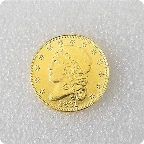 American 1831 Commemorative Coin Collection Silver Dollar Gift Challenge Coin Lucky Coin