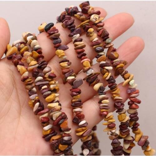 Natural stone Beads Brown Egg yolk stone irregular shaped stone Gravel Beads For Jewelry Making DIY Bracelet Necklace Accessory