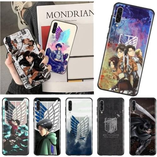Attack On Titan Phone Case For Samsung A40 A50 A51 A71 A20E A20S S8 S9 S10 S20 Plus note 20 ultra 4G 5G