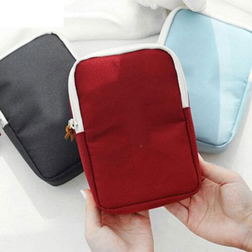 Earphones Case For Mini Zippered Sqaure Storage Bag Headset box for Earphone Case SD TF Cards USB Charger Earphone Bag