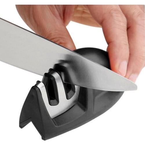 Kitchen Quick Professional 2 Stages Knife Sharpener Diamond Tungsten Steel Carbide Ceramic Sharpener Tool Kitchen Accessories