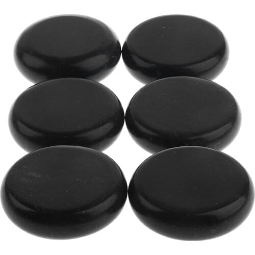 6pcs Lot Large Hot Spa Rock Basalt Stones Massage Lava Natural Stone 6x6cm