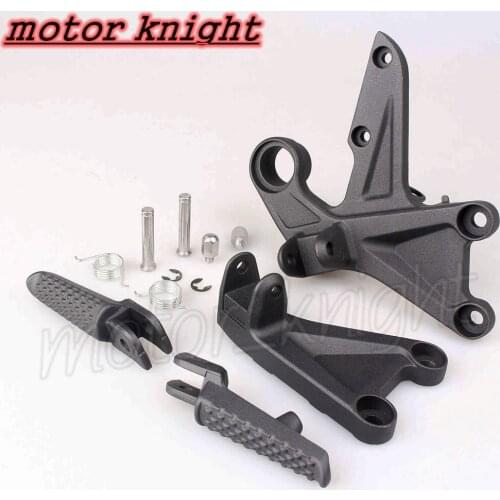 Motorcycle CBR 1000RR 2008 2009 2010 2011 2012 2013 Black Front Passenger Foot Peg Footrest & Bracket