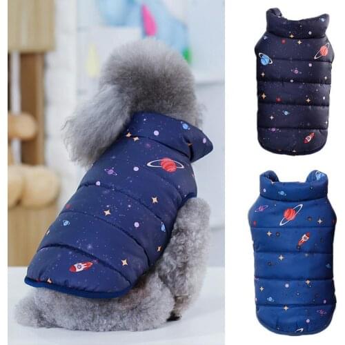 Soft Texture Long-lasting Pet Dog Sleeveless Coat Clothes Button Closure Pet Apparel Adorable for Winter