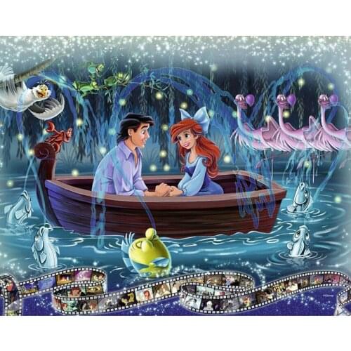 5D DIY Diamond Painting Cartoon Couple Lover Full Square Diamond Embroidery Kits Cross Stitch Needlework Mosaic Home Decor