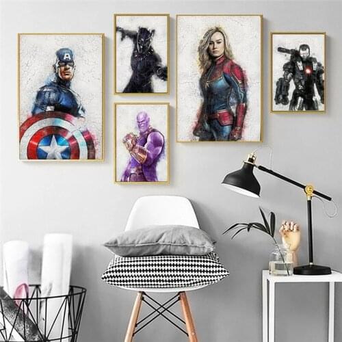 5D DIY Diamond Painting Superhero Spiderman Cross Stitch Kit Full Drill Square Embroidery Mosaic Picture Rhinestones Wall Decor