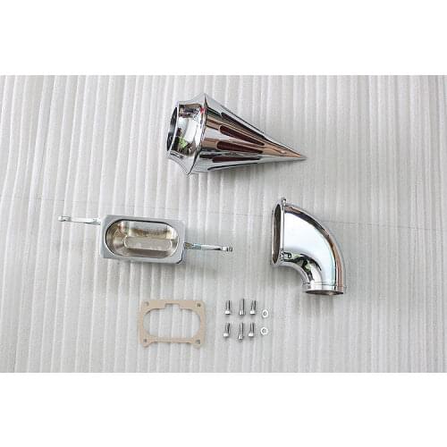 Motorcycle Chrome Spike Air Cleaner Kits Intake Filter For Yamaha Warrior 2002 - 2009 Moto
