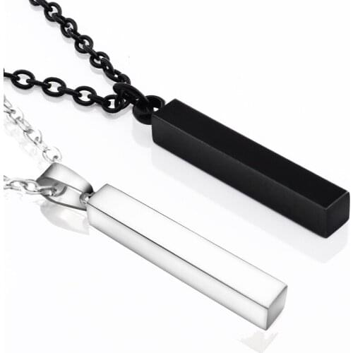 New fashion stainless necklace women simple lettering necklace love trinket