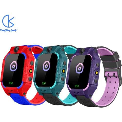 New Z6 Childrens Smart Watch SOS Phone Smartwatch English Kids Gift With Sim Card Photo For IOS Android Waterproof