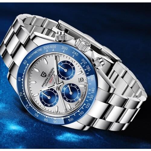 PAGANI DESIGN Genuine brand luxury quartz watches for men waterproof Chronograph Japan NH35A Men Wrist Watch reloj hombre 2020