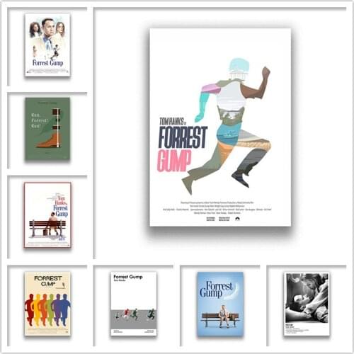 Forrest Gump Poster Clear Image Wall Stickers Home Decoration Good Quality Prints White Coated Paper