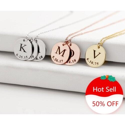 Charms for Jewelry Bracelet Personalized Bar Necklace Stainless Steel Jewelr Making Customized Nameplate Mom Gift Choker Women
